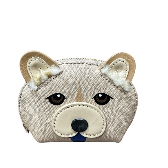 kate spade Handbags - Kate Spade Novelty Dog Coin Purse Keychain | Leather